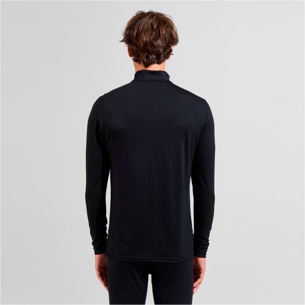 Odlo Camiseta de Manga Larga Hombre - Active Warm Turtleneck - negro