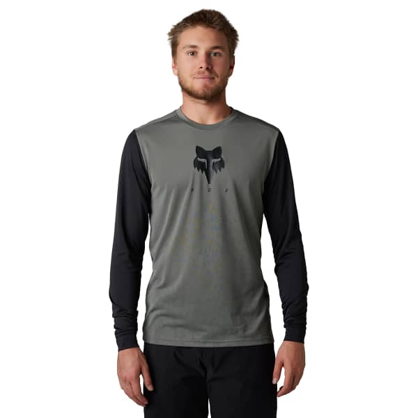 Maillot Cyclisme Fox Homme Ranger LS - Taille Medium, Noir, Casual, Neuf Avec étiquettes