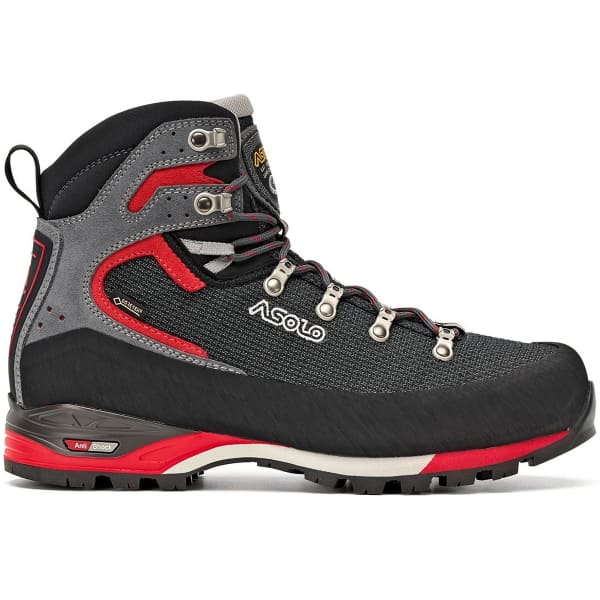 ASOLO CORAX GV BLACK/RED - High-rise hiking boot