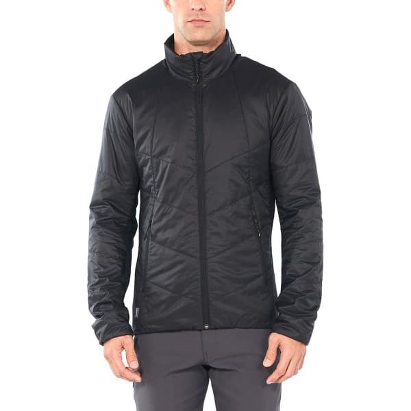 ICEBREAKER MENS HELIX JACKET BLACK Thermal T shirt