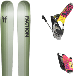 Pack ski alpin FACTION FACTION DANCER 2 + LOOK PIVOT 15 GW B115 PIT VIPER - Ekosport