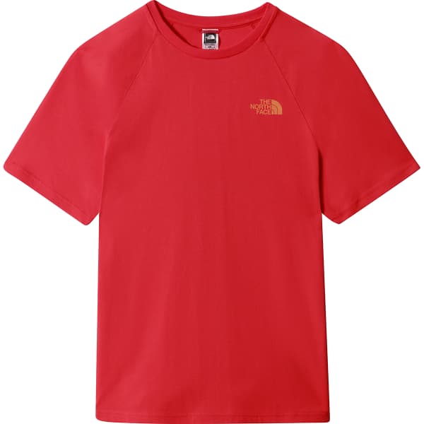 THE NORTH FACE M S S NORTH FACE TEE HORIZON RED 22