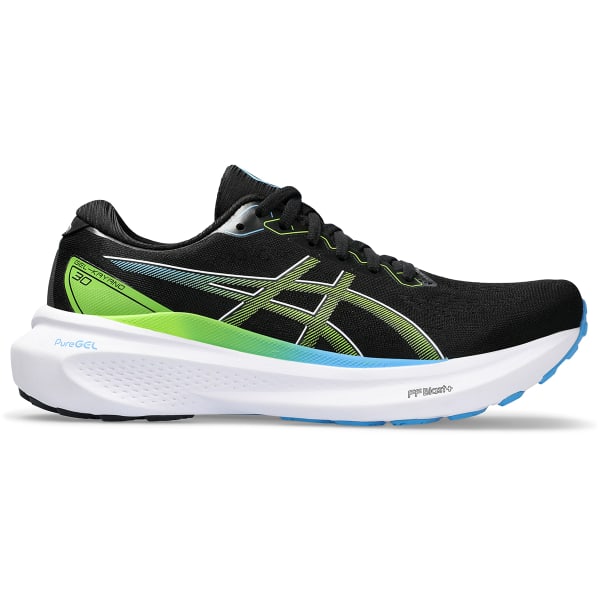 ASICS-GEL-KAYANO 30 BLACK/ELECTRIC LIME - Running shoe ASICS-GEL-KAYANO 30 BLACK/ELECTRIC LIME - Running shoe