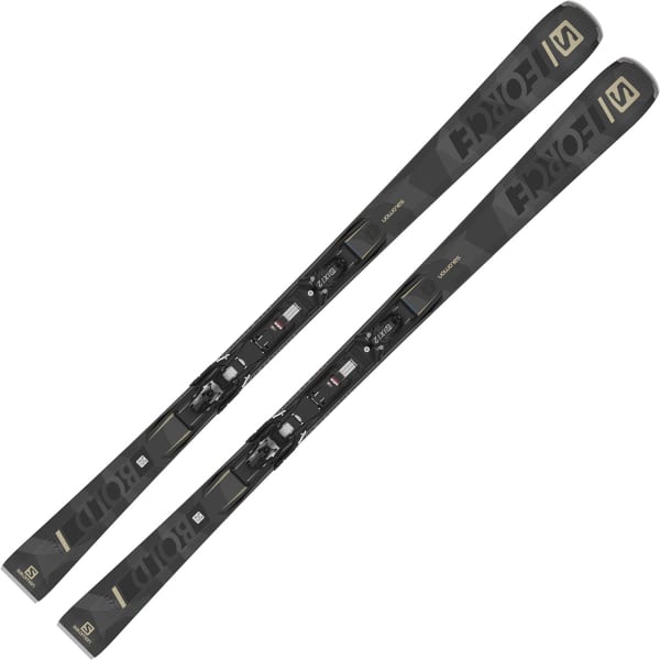 SALOMON-S/FORCE BOLD + E M12 GW BLACK/BROWN - Alpine ski set SALOMON-S/FORCE BOLD + E M12 GW BLACK/BROWN - Alpine ski set