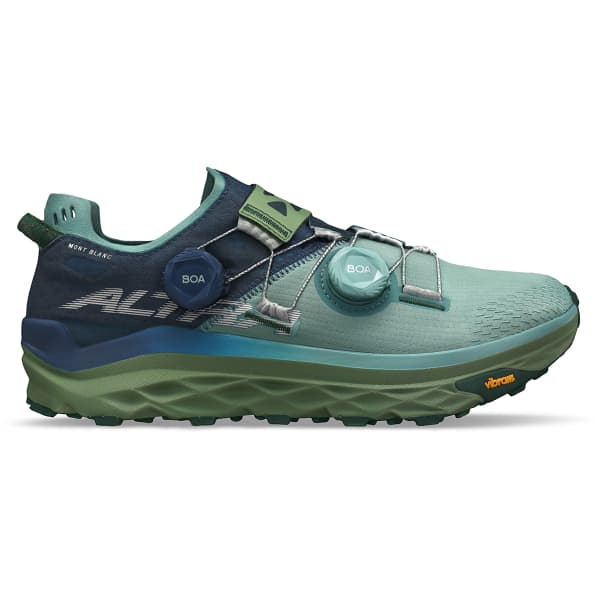 ALTRA MONT BLANC BOA M BLUE GREEN Trail running shoes