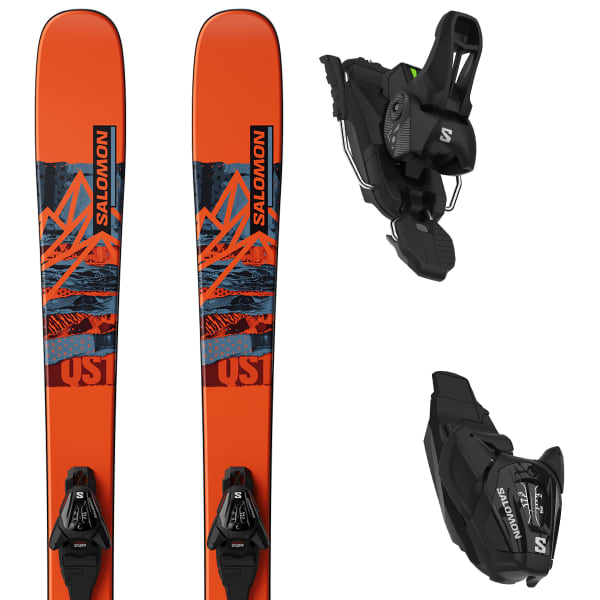 Salomon twin tip ski hot sale