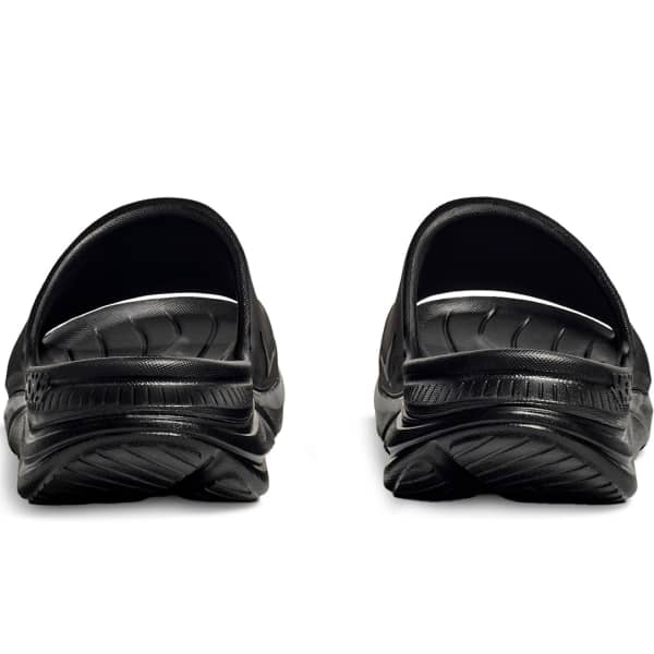 HOKA ONE ONE-ORA ATHLETIC SLIDE BLACK / WHITE - Recovery sandals