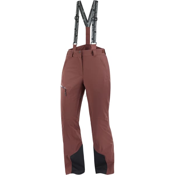 SALOMON BRILLIANT PANT W RUM RAISIN Pantalone da sci