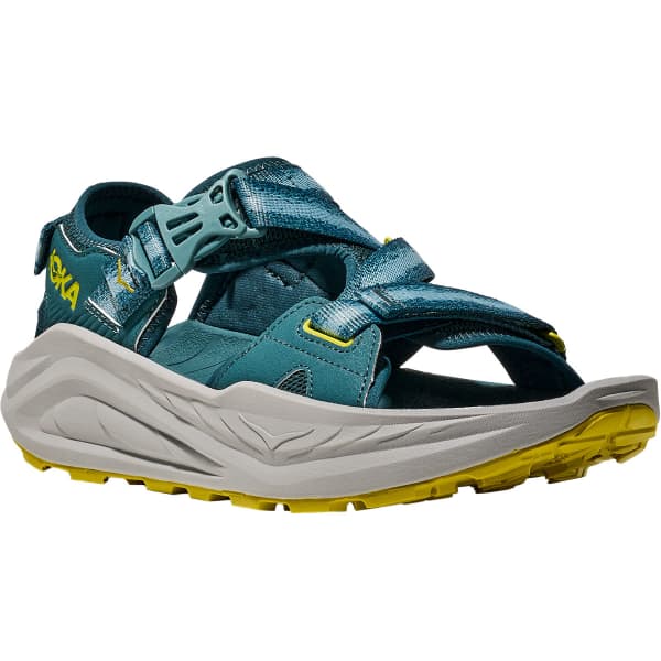 ihika　0207 HOKA ONE ONE INFINI HIKE TC BLUE TWILIGHT / PEA GREEN - Wandersandalen