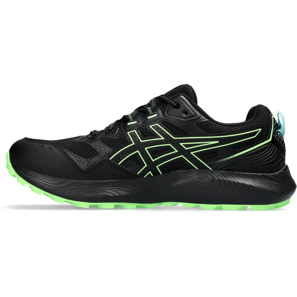 ASICS-GEL-SONOMA 7 BLACK/ILLUMINATE GREEN - Trail running shoes