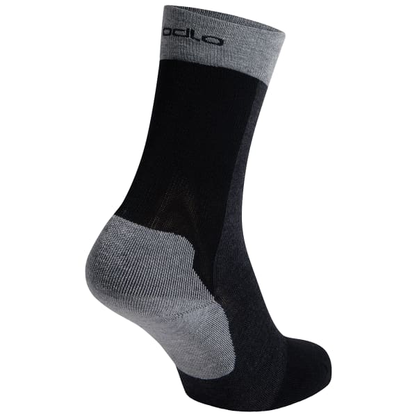 ODLO-CERAMICOOL HIKE BLACK/ODLO GRAPHITE GREY Running socks