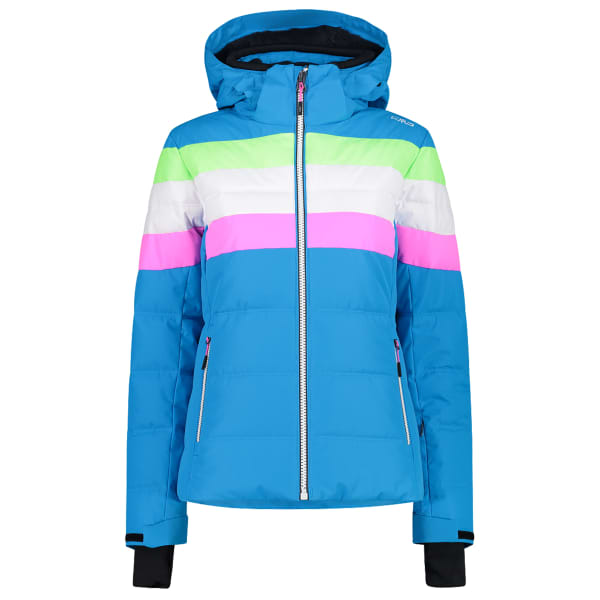 CMP-WOMAN Ski - TURCHESE ZIP HOOD JKT jacket