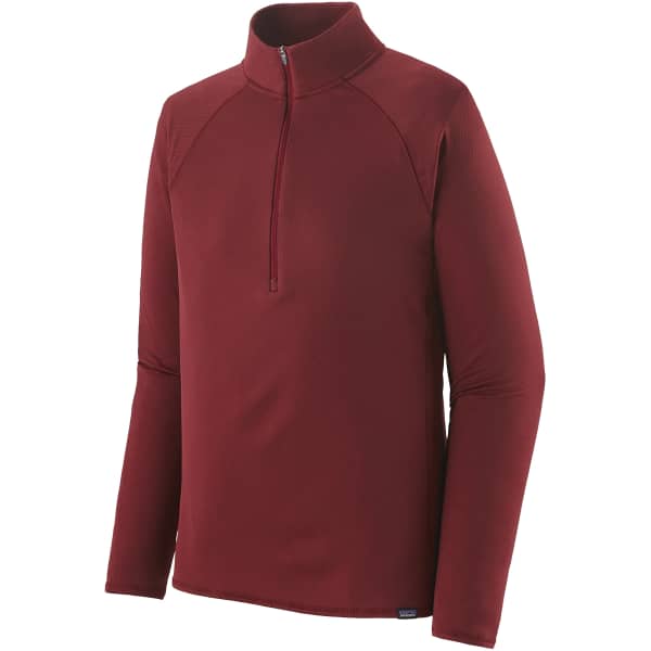 PATAGONIA M S CAPILENE MIDWEIGHT ZIP NECK SEQUOIA RED 23