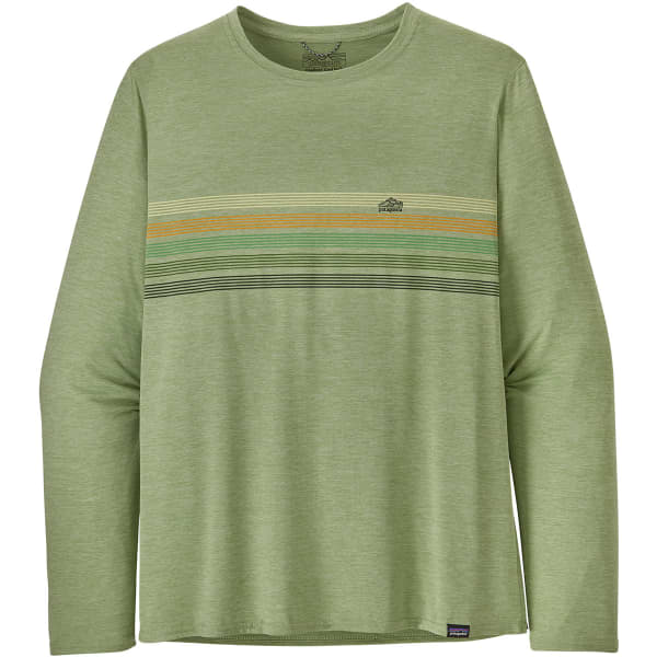 PATAGONIA M S L S CAP COOL DAILY GRAPHIC SHIRT LINE LOGO RIDGE