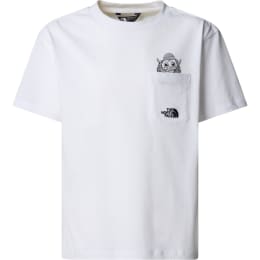 THE NORTH FACE B SPORTS OVERSIZED POCKET SS TEE GRAPH TNF WHITE