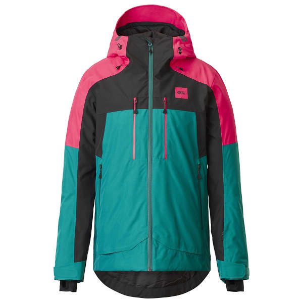 Dark green snowboard jacket on sale