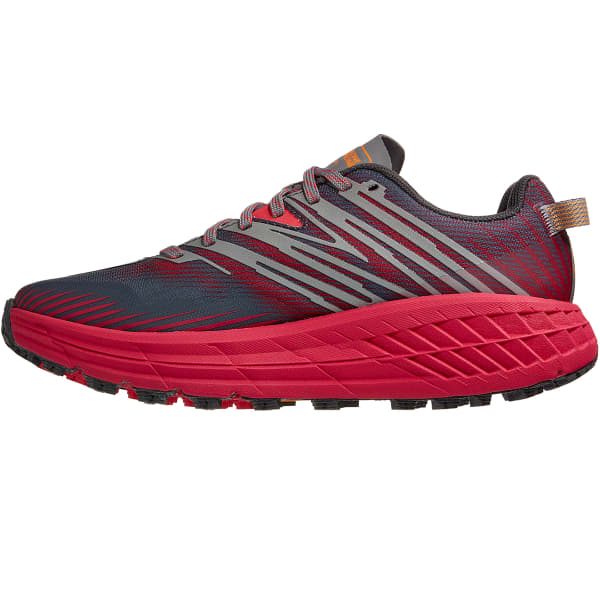 HOKA ONE ONE-W SPEEDGOAT 4 CASTLEROCK / PARADISE PINK - Trail running shoes
