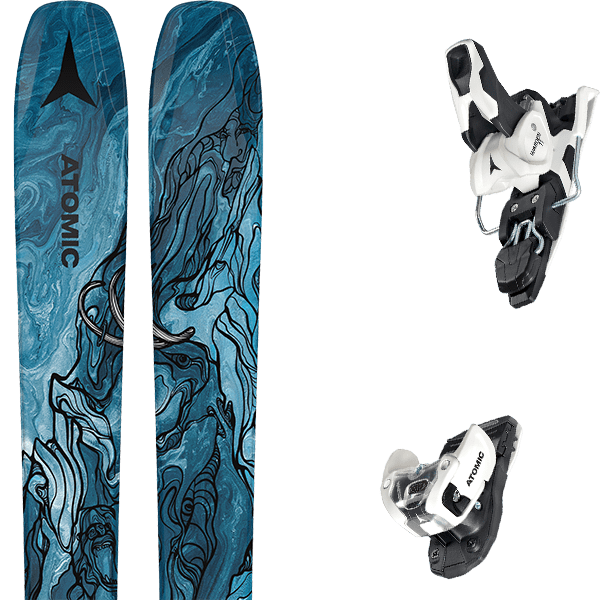 ATOMIC-BENT 90 + Fix - Alpine ski set