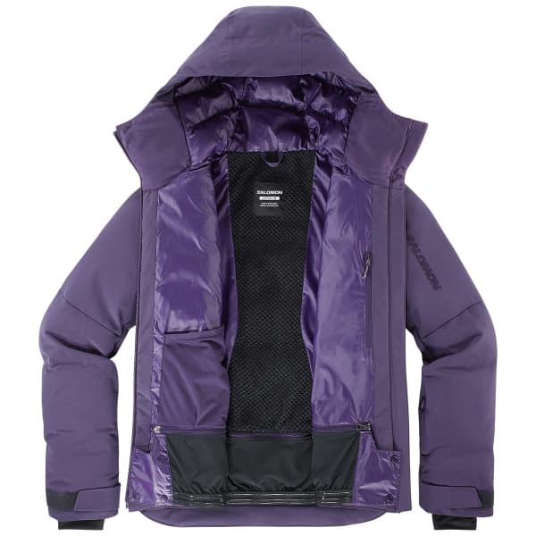 SALOMON ALPENFLOW DOWN JACKET W NIGHTSHADE - Ski down jacket