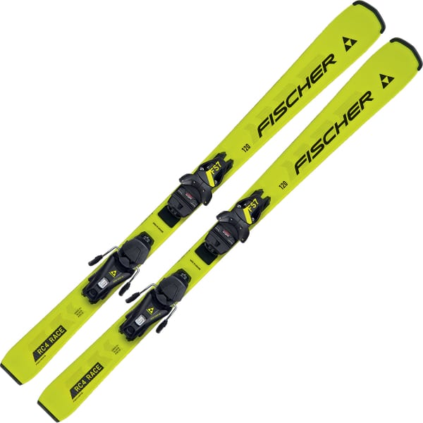 Fischer RC4 RACE JR スキー 130 Fischer RC4 RACE JR. RAIL 130 + FJ7 RAIL - Children's