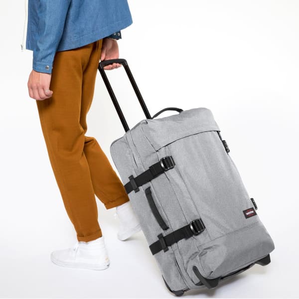 EASTPAK - Tranverz M - Bagage  Achetez en Ligne Couleurs génériques Gris  argent Couleurs Système Polaris 363 sunday grey Taille TU