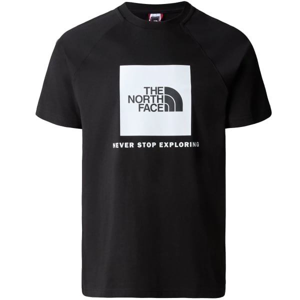 Black and red north face t shirt shop