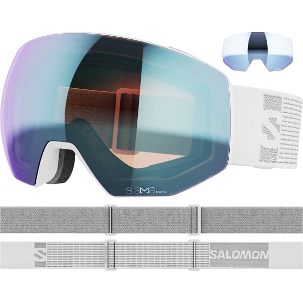 【即納&大特価】 SALOMON-RADIUM WH/SB PHOTOCHROMIC PHOTOCHROMIC SIGMA PRIME スキー・スノーボードアクセサリー