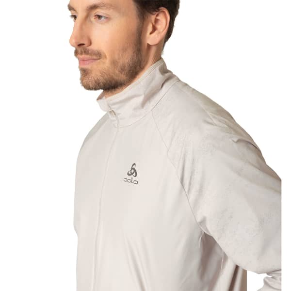 ODLO ESSENTIAL LIGHT REFLECTIVE M JKT SILVER CLOUD Running jacket
