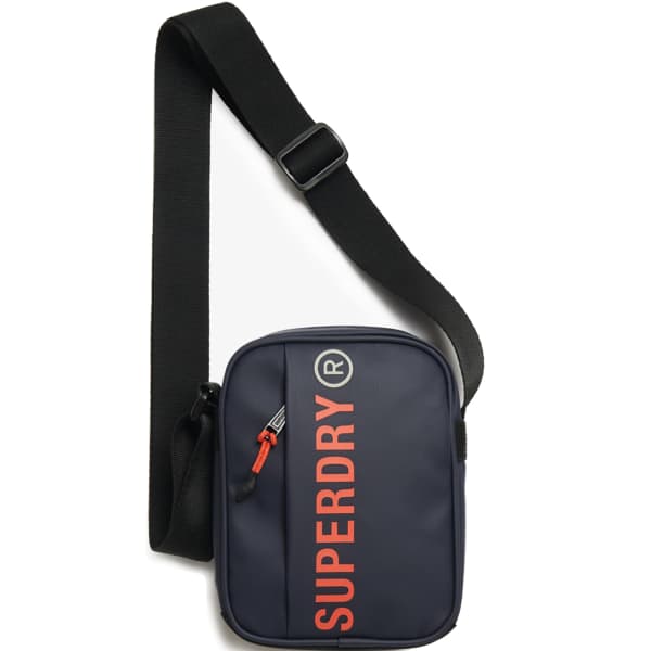 SUPERDRY TARP CROSS BODY BAG BLUE MARINE ECLIPSE Neuheiten furs Wandern