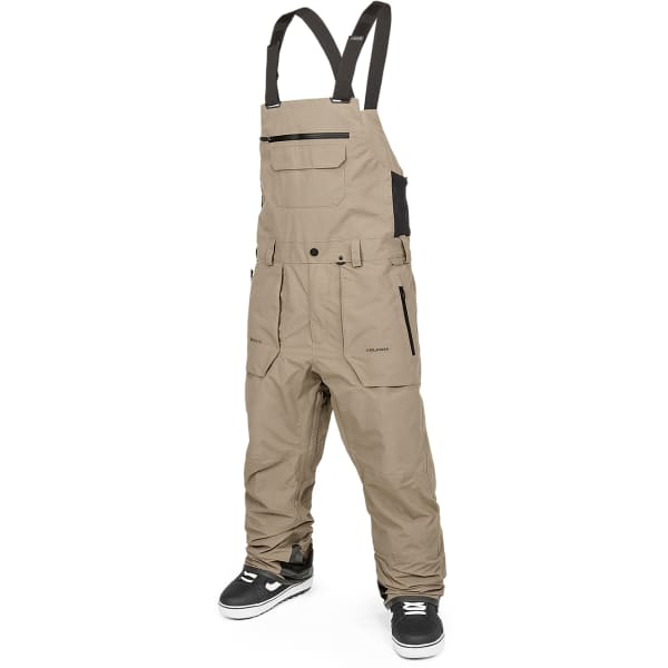 VOLCOM RAIN GORE TEX BIB OVERALL CHESTNUT BROWN 25