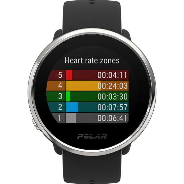 POLAR IGNITE BLACK SILVER M L BLK SLR Cardio GPS watch