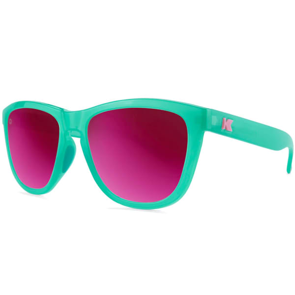 KNOCKAROUND-PREMIUMS SPORT AQUAMARINE / FUCHSIA - Lifestyle sunglasses