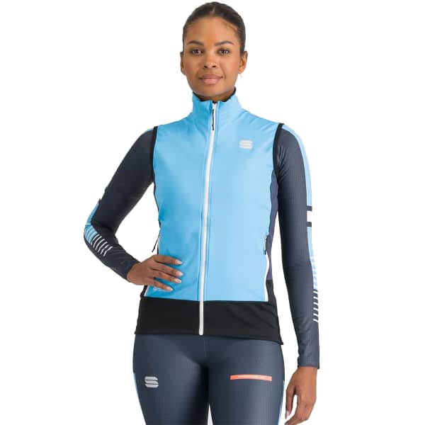 SPORTFUL APEX W VEST BLUE AQUARIUS GALAXY BLUE Cross country ski jacket