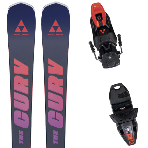 FISCHER-THE CURV DTX MT + RSX Z12 PR BLUE/RED - Alpine ski set FISCHER-THE CURV DTX MT + RSX Z12 PR BLUE/RED - Alpine ski set