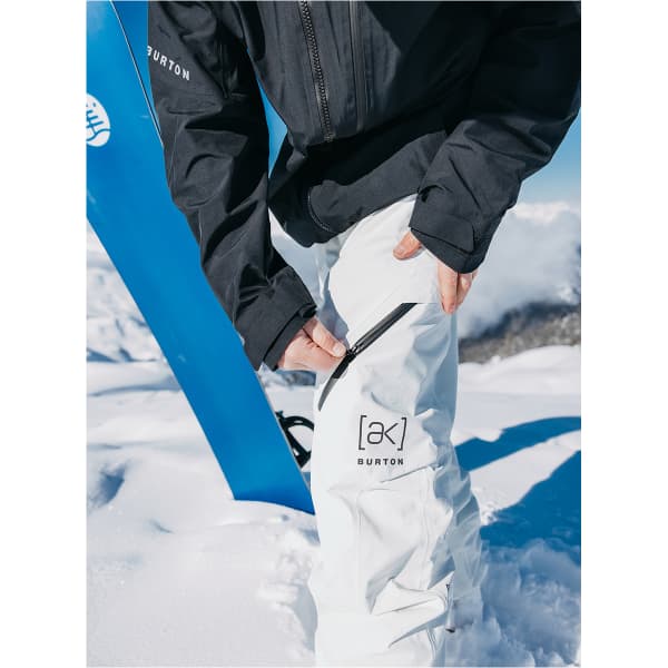 BURTON-M AK GORE CYCLIC PT STOUT WHITE - Snowboard broek