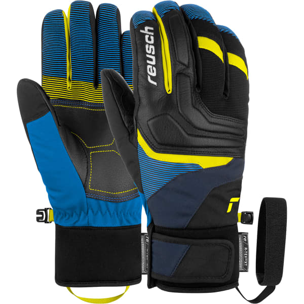 R-Tech Falcon Guanti Per Moto Nero Blu