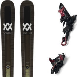 Ski randonnée VOLKL VOLKL MANTRA 102 + MARKER KINGPIN 10 100-125MM BLACK/RED - Ekosport
