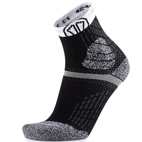 SIDAS-TRAIL PROTECT NOIR/BLANC Chaussette trail
