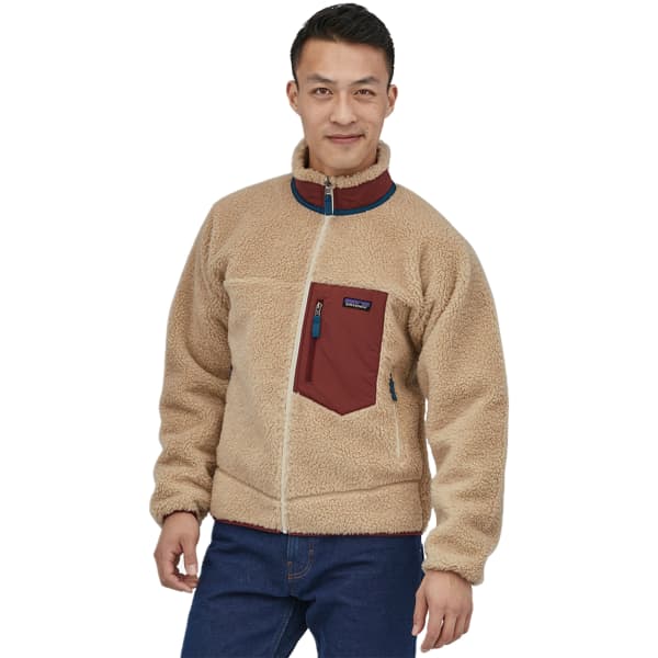 PATAGONIA-M'S CLASSIC RETRO-X JKT DARK NATURAL W/SEQUOIA RED PATAGONIA-M'S CLASSIC RETRO-X JKT DARK NATURAL W/SEQUOIA RED