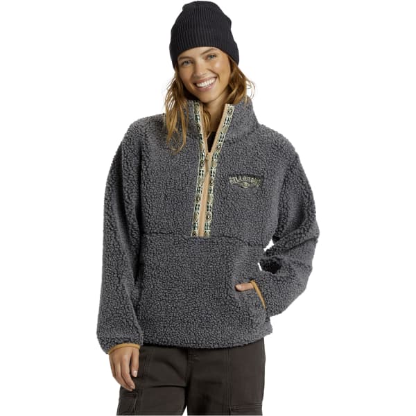 BILLABONG W HORIZON MOCK NE CHARCOAL Fleece sweatshirt