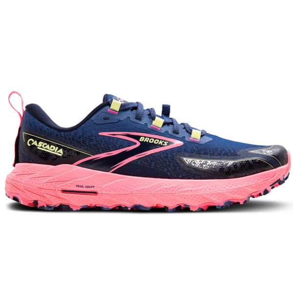 Chaussure Brooks Cascadia W BROOKS-CASCADIA 18 W GREY BLUE/PINK