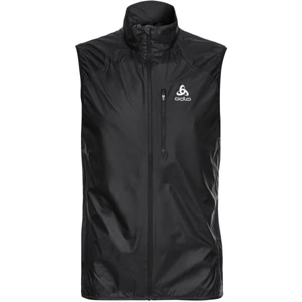 ODLO ZEROWEIGHT VEST BLACK Running jacket