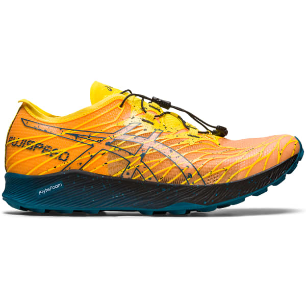 ASICS-FUJISPEED GOLDEN YELLOW/INK TEAL - Trail running shoes