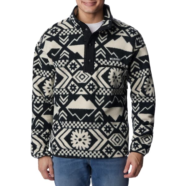 Checkered fleece pullover hotsell