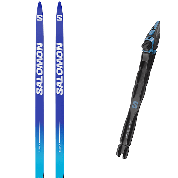 SALOMON S/MAX SKATE + SALOMON PROLINK RACE SKATE