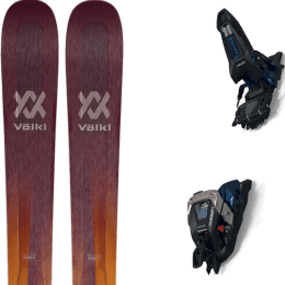 Ski randonnée VOLKL VOLKL SECRET 102 + MARKER DUKE PT 16 125MM BLACK/GUNMETAL - Ekosport