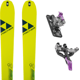 Ski randonnée FISCHER FISCHER TRANSALP 90 CARBON + ATK HAUTE ROUTE 8 - Ekosport