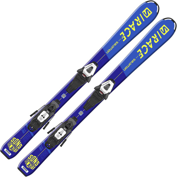SALOMON-S/RACE JR S BLUE/YELLOW + L C5 GW BLACK/WHITE J75