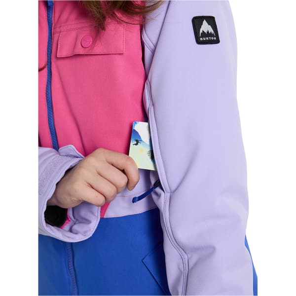 BURTON GIRLS' KHIONE 2L JACKET FUCHSIA FUSION/SUPERNOVA/AMPARO