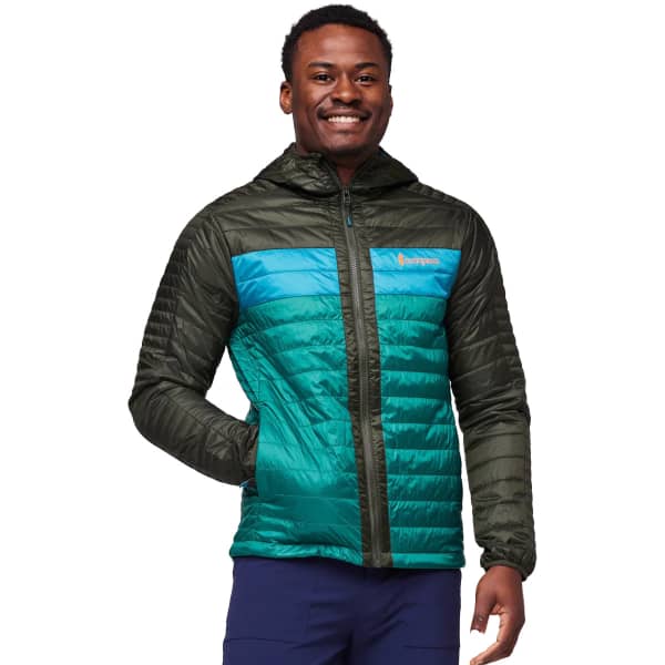 Men's insulated hooded jacket online
